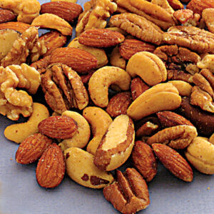 Almonds, Cashews, Pecans, Brazils, Walnuts Roasted & Salted