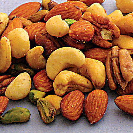 Almonds, Cashews, Macadamias, Pecans, Pistachios Roasted & Salted